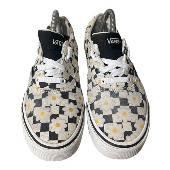 VANS Womens Flower Print sneakers Size 7.5 Ol Skool - Picture 3 of 8